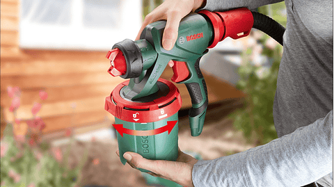 Pistola de atomização para todos os tipos de tinta BOSCH DIY 