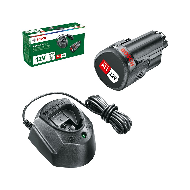 Conjunto de Starter-Set 12 V - 1 bateria de 1,5 Ah | carregador BOSCH DIY  2