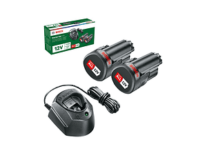 Starter-Set 12 V - 2 baterias de 1,5 Ah | carregador BOSCH DIY