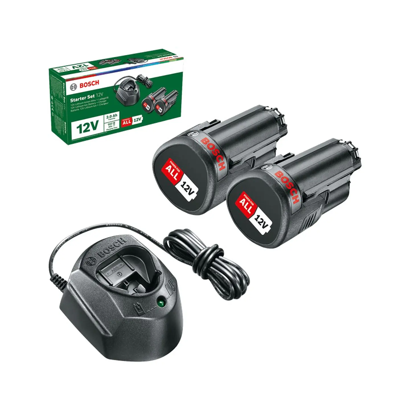 Starter-Set 12 V - 2 baterias de 1,5 Ah | carregador BOSCH DIY 2