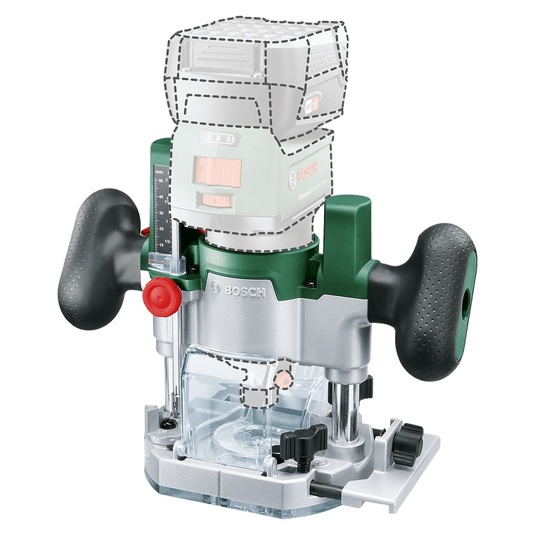 Base de imersão da tupia sem fio BOSCH DIY  1