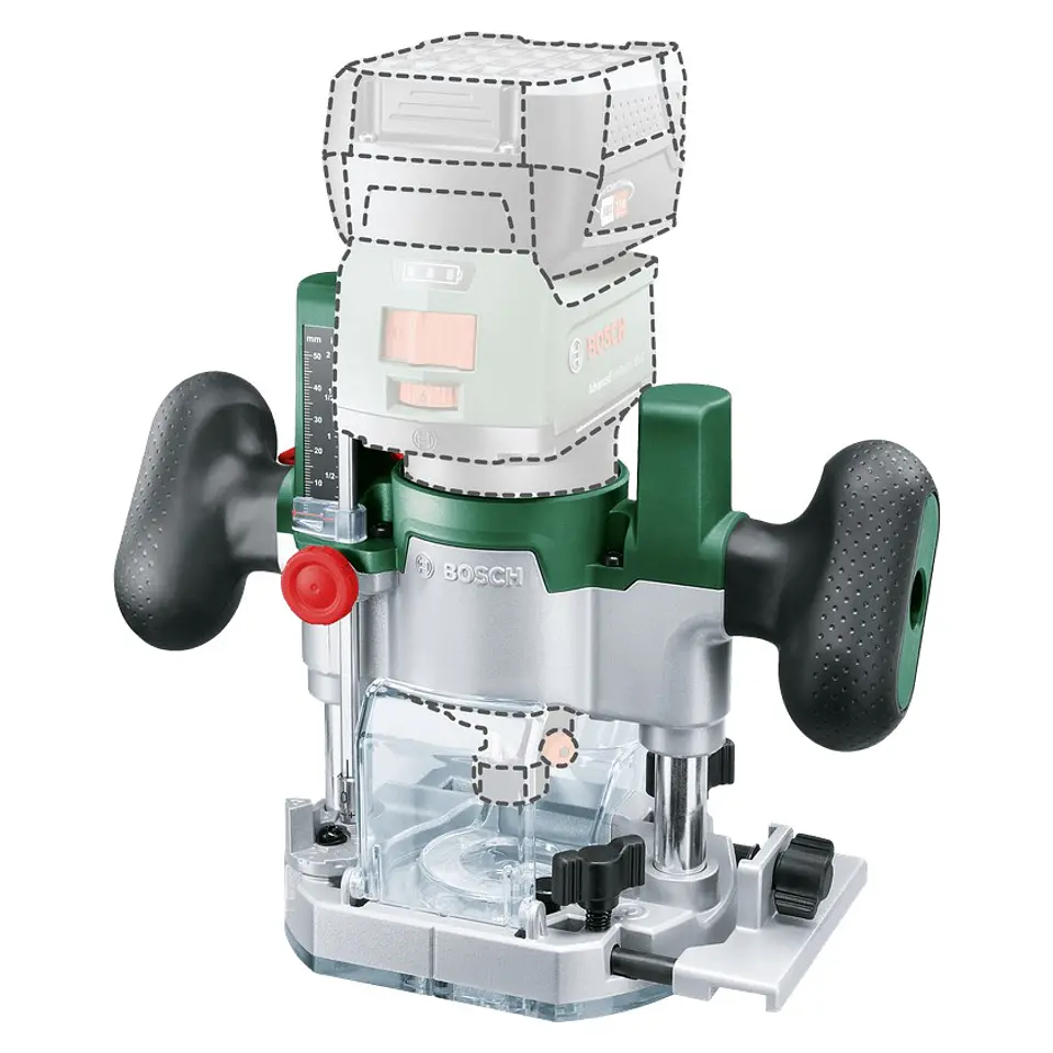 Base de imersão da tupia sem fio BOSCH DIY  1