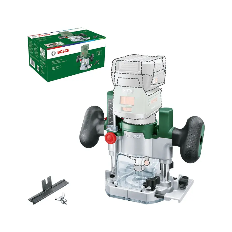 Base de imersão da tupia sem fio BOSCH DIY  2