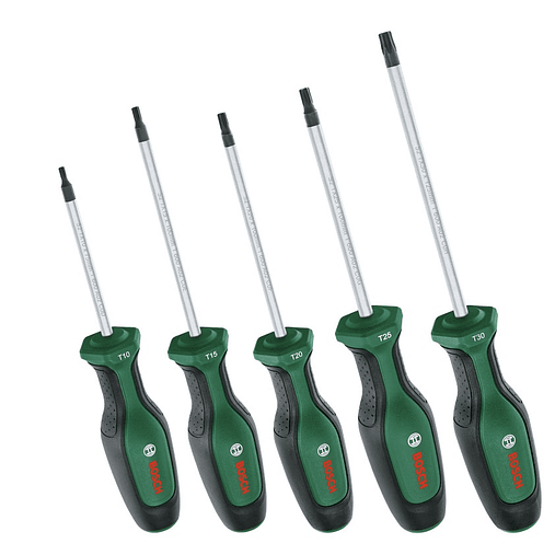 Conjunto de 5 aparafusadoras Torx BOSCH DIY  2