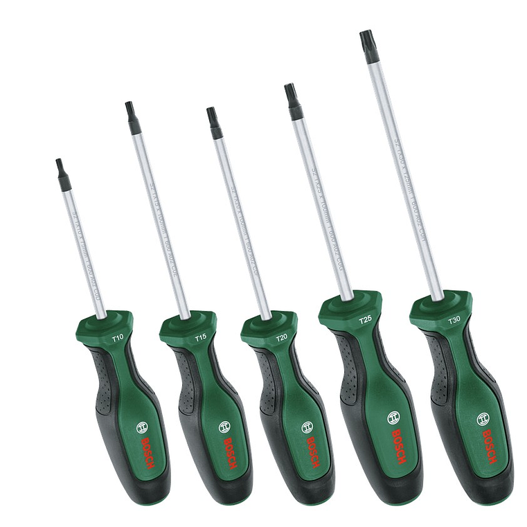 Conjunto de 5 aparafusadoras Torx BOSCH DIY  2