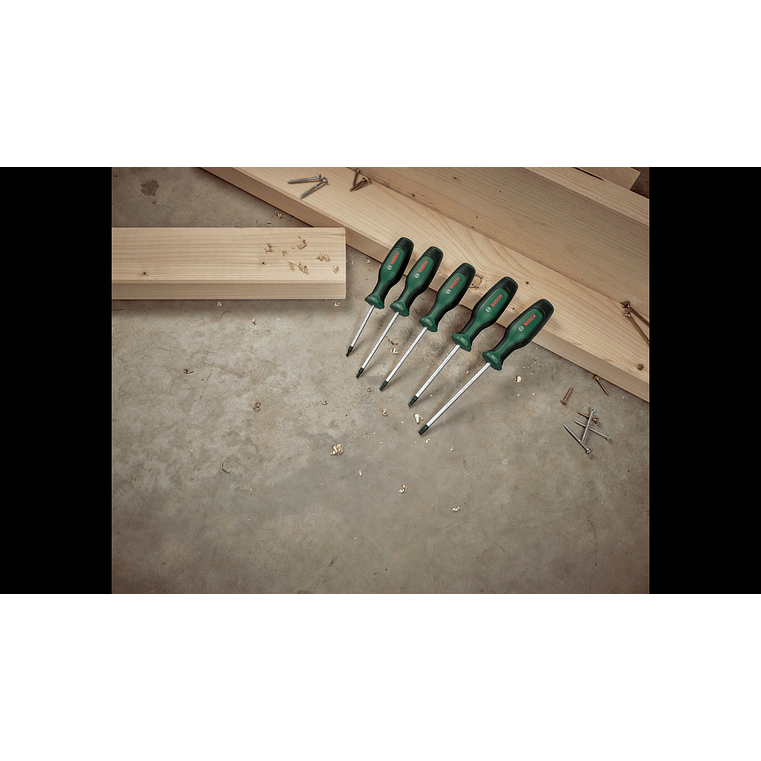 Conjunto de 5 aparafusadoras Torx BOSCH DIY  5