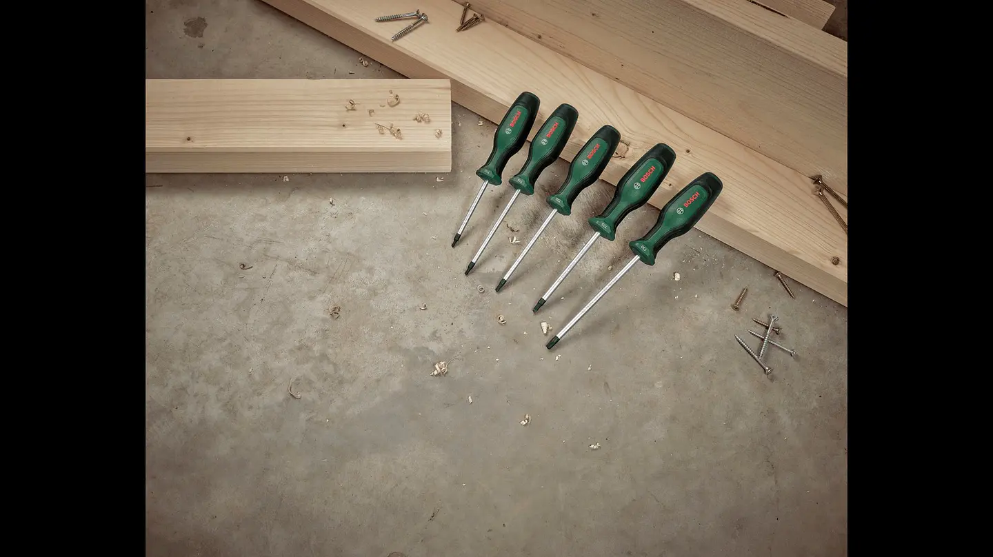 Conjunto de 5 aparafusadoras Torx BOSCH DIY  5