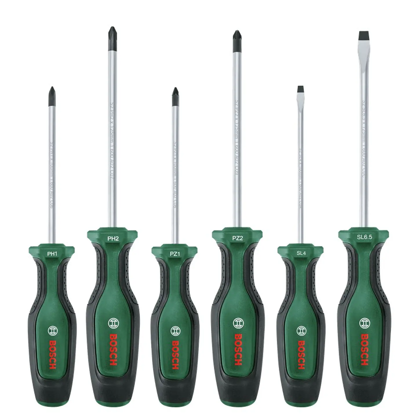 Conjunto de 6 aparafusadoras BOSCH DIY  1
