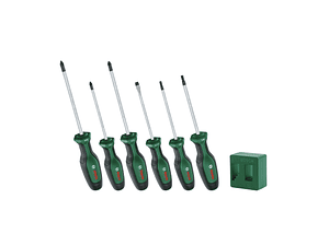 Conjunto de 6 aparafusadoras + Magnetizador BOSCH DIY 
