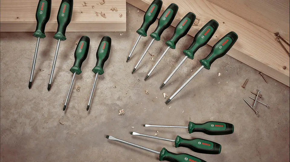 Conjunto de 6 aparafusadoras + Magnetizador BOSCH DIY  5
