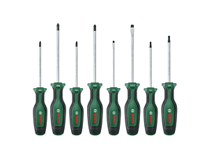 Conjunto de 8 aparafusadoras BOSCH DIY 
