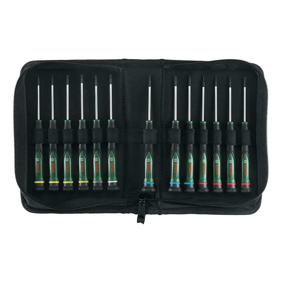 Conjunto de 13 aparafusadoras de precisão BOSCH DIY  4