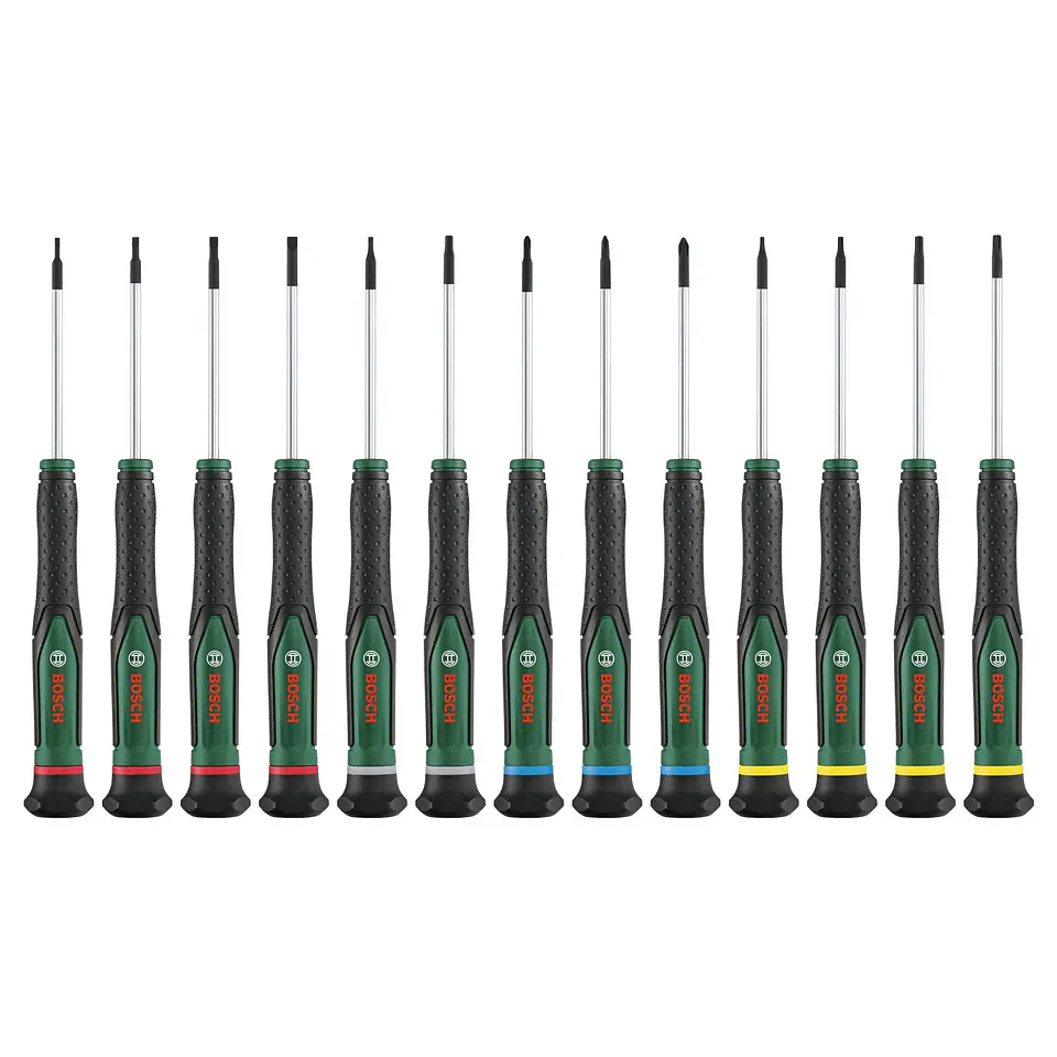 Conjunto de 13 aparafusadoras de precisão BOSCH DIY  1