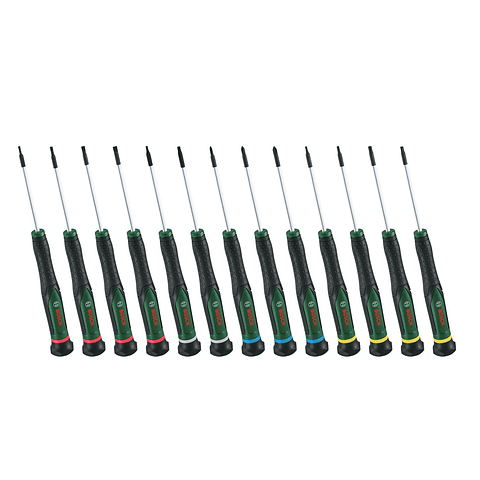Conjunto de 13 aparafusadoras de precisão BOSCH DIY 