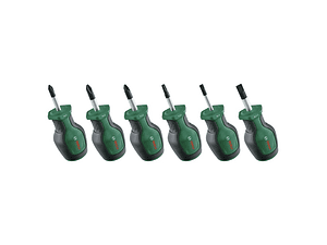 Conjunto de 6 aparafusadoras pequenas BOSCH DIY 