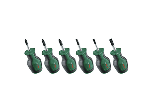 Conjunto de 6 aparafusadoras pequenas BOSCH DIY 