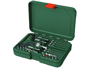 Conjunto de aparafusadoras de catraca de ponta com punho em T BOSCH DIY