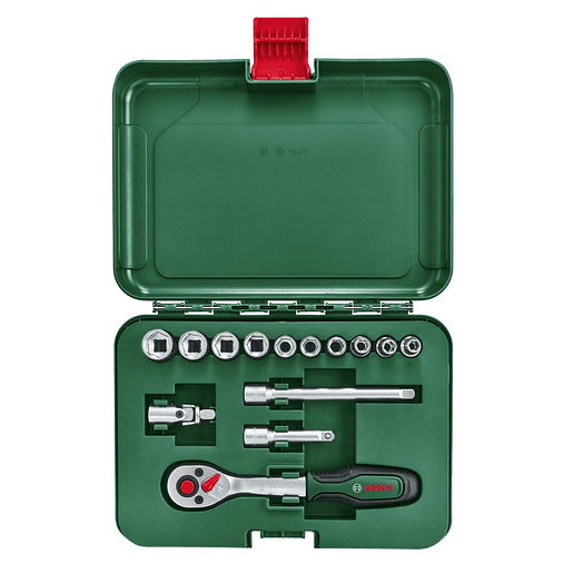 Conjunto de 14 chaves de roquete de 1/4