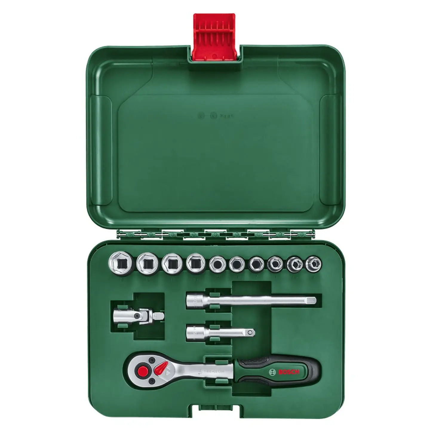 Conjunto de 14 chaves de roquete de 1/4