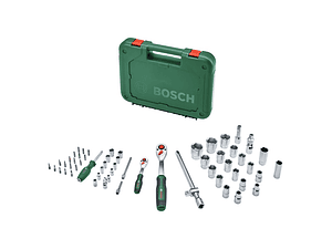 Conjunto de 57 chaves de catraca de 1/4