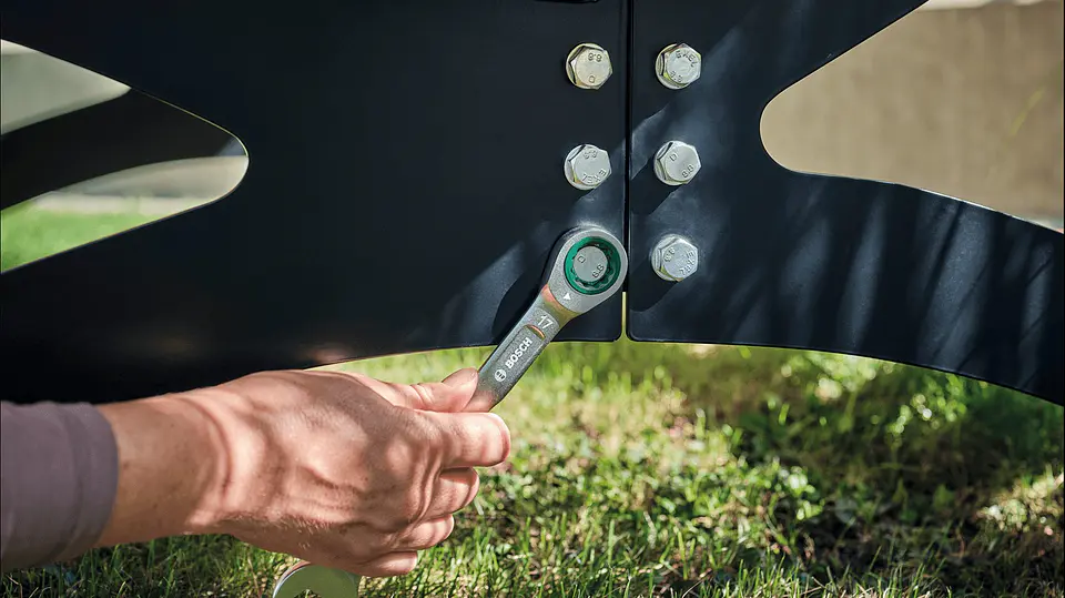 Conjunto de 8 chaves combinadas com catraca BOSCH DIY  7