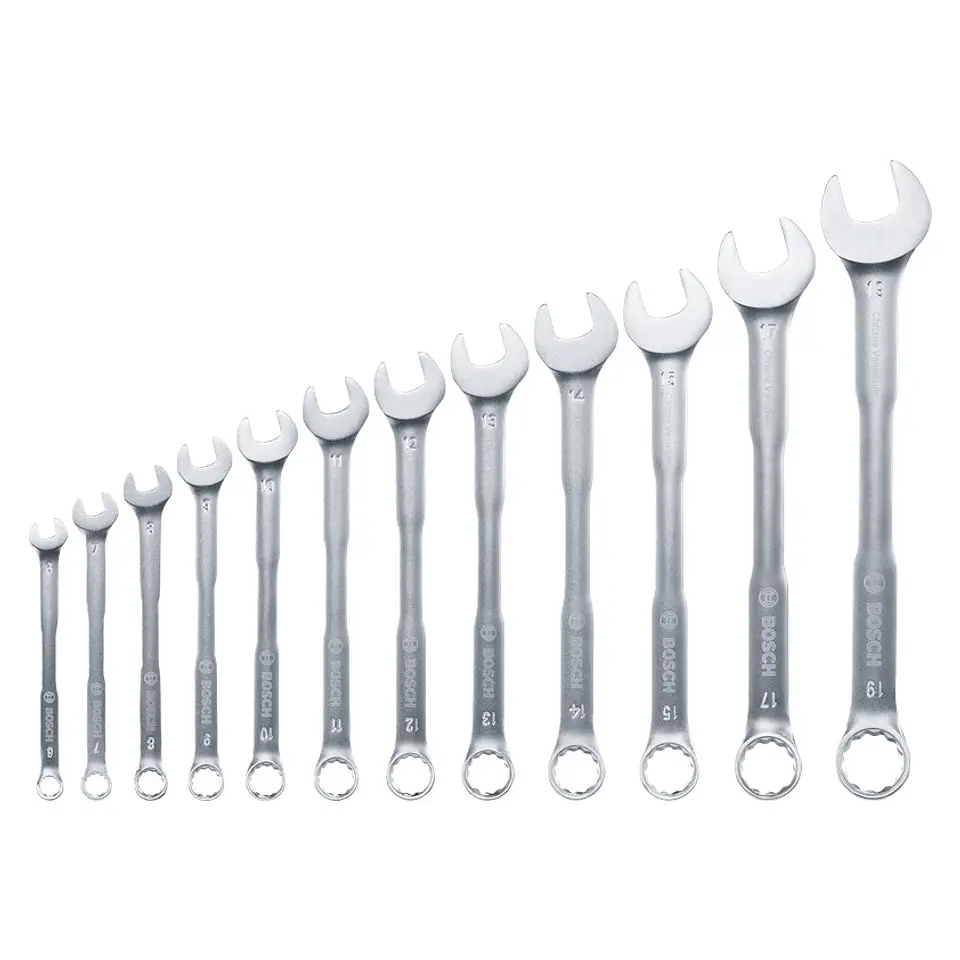 Conjunto de 12 chaves combinadas BOSCH DIY 4
