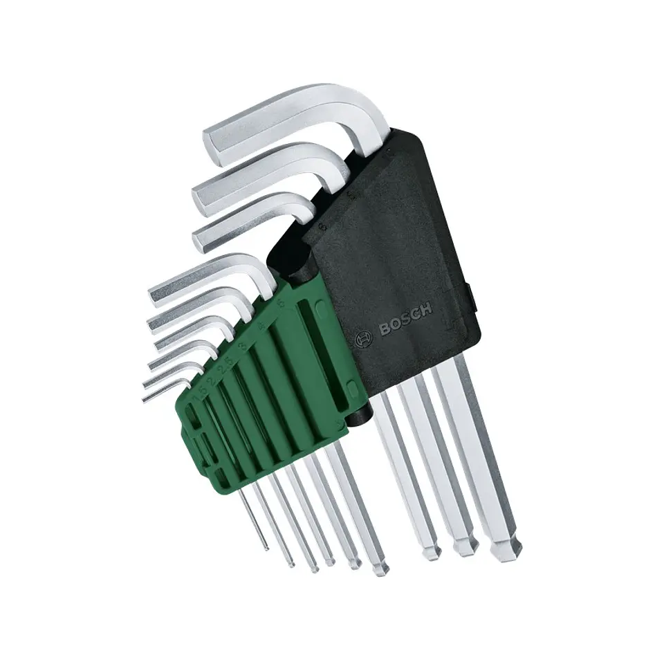 Conjunto de 9 chaves sextavadas BOSCH DIY  2