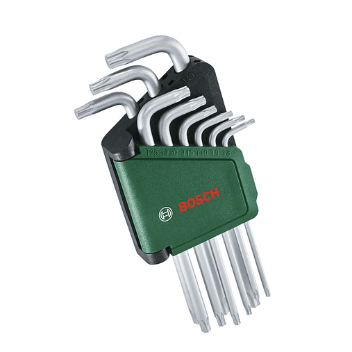 Conjunto de 9 chaves Torx BOSCH DIY  1