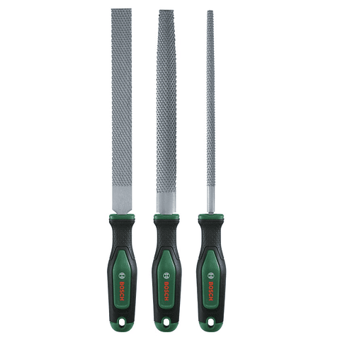 Conjunto de 3 grosas de 200 mm BOSCH DIY 