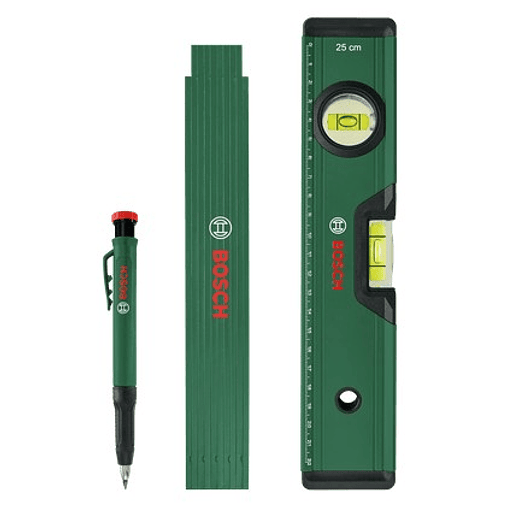 Conjunto de marcação de 3 peças BOSCH DIY  1