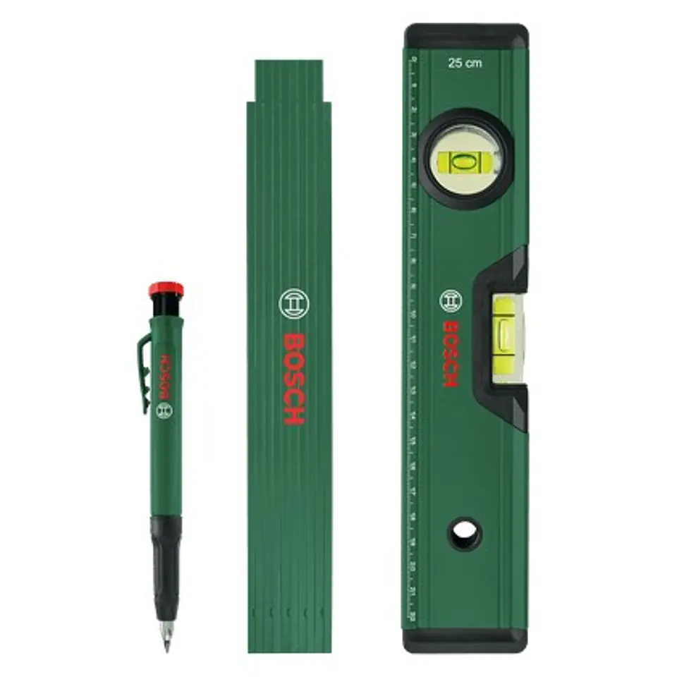 Conjunto de marcação de 3 peças BOSCH DIY  1