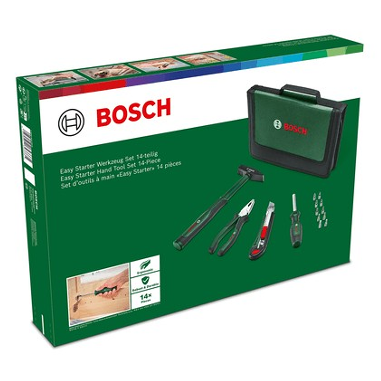 Conjunto básico de 14 ferramentas manuais Easy BOSCH DIY  3