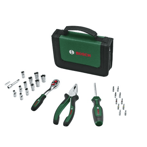 Conjunto básico de 26 ferramentas manuais BOSCH DIY  1