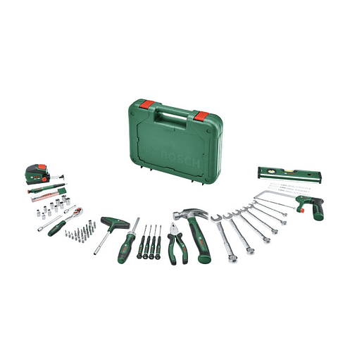 Conjunto de 64 ferramentas manuais avançadas BOSCH DIY  1