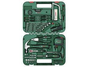 Conjunto de 64 ferramentas manuais avançadas BOSCH DIY 