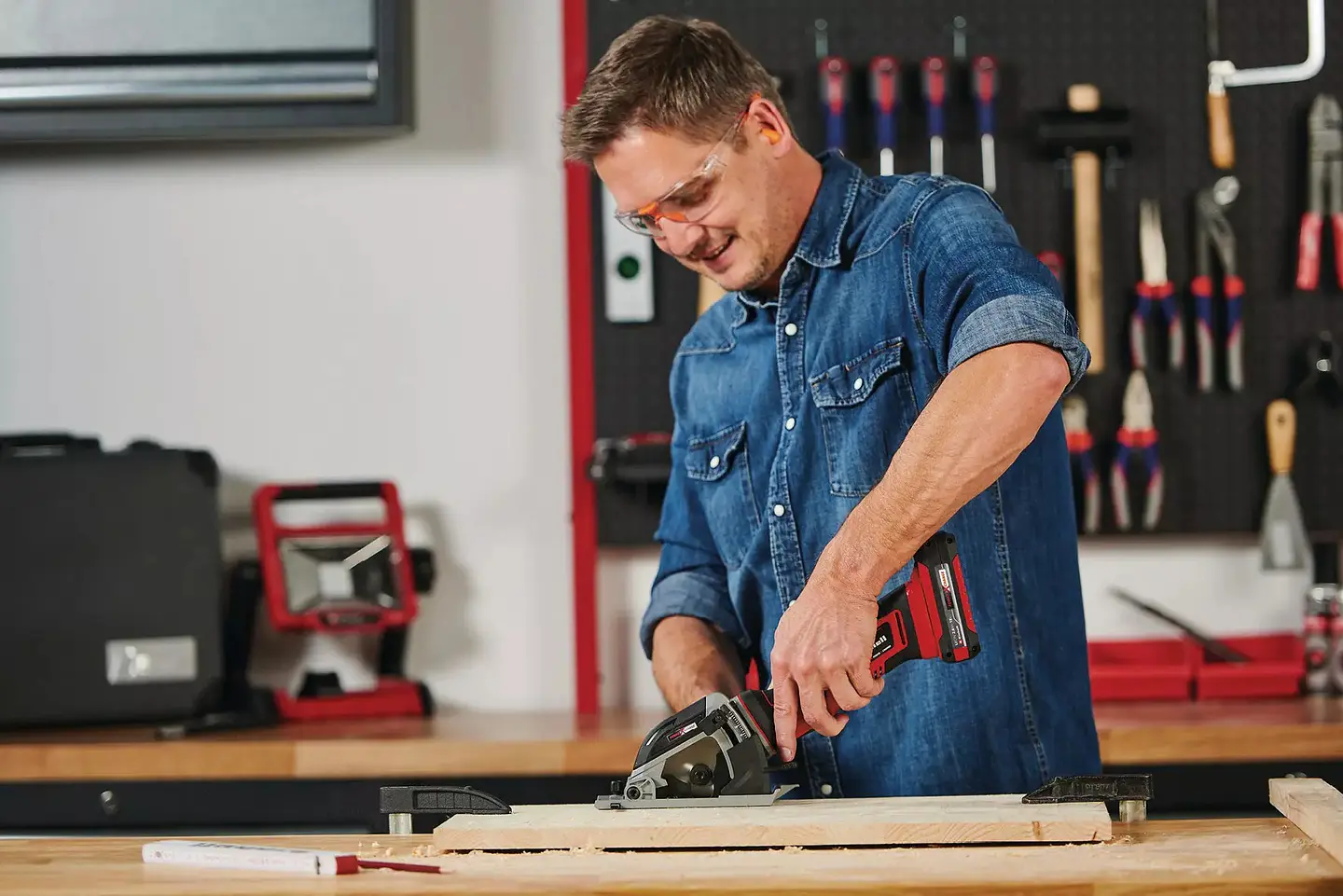 Minisserra circ. de mão sem fio TE-CS 18/89 Li - Solo EXPERT EINHELL  2