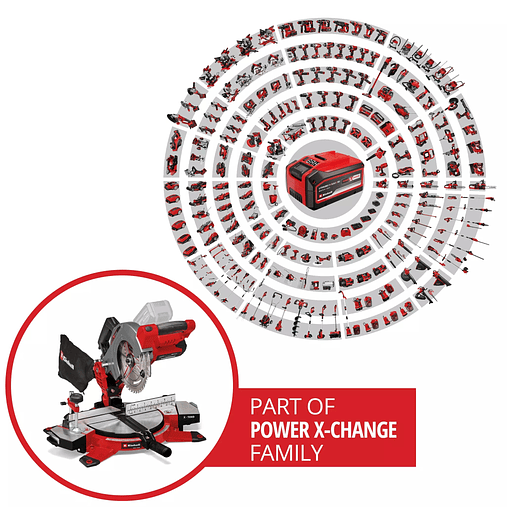 Serra de meia esquadria sem fio TE-MS 18/210 Li-Solo EXPERT EINHELL EXPERT EINHELL  5