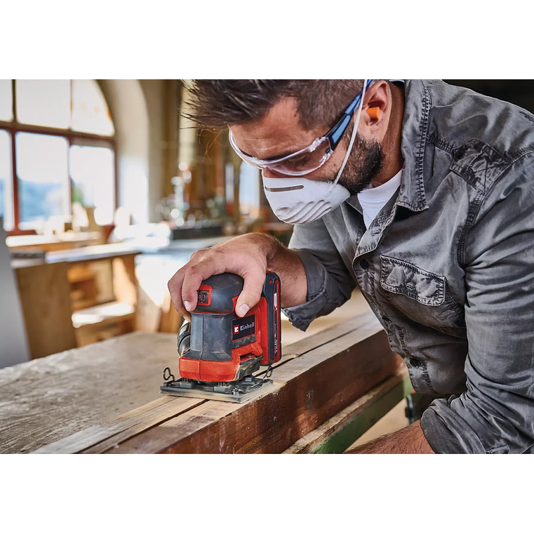 Lixadora de rolos sem fio TE-OS 18/113 3X Li - Solo EXPERT EINHELL  8