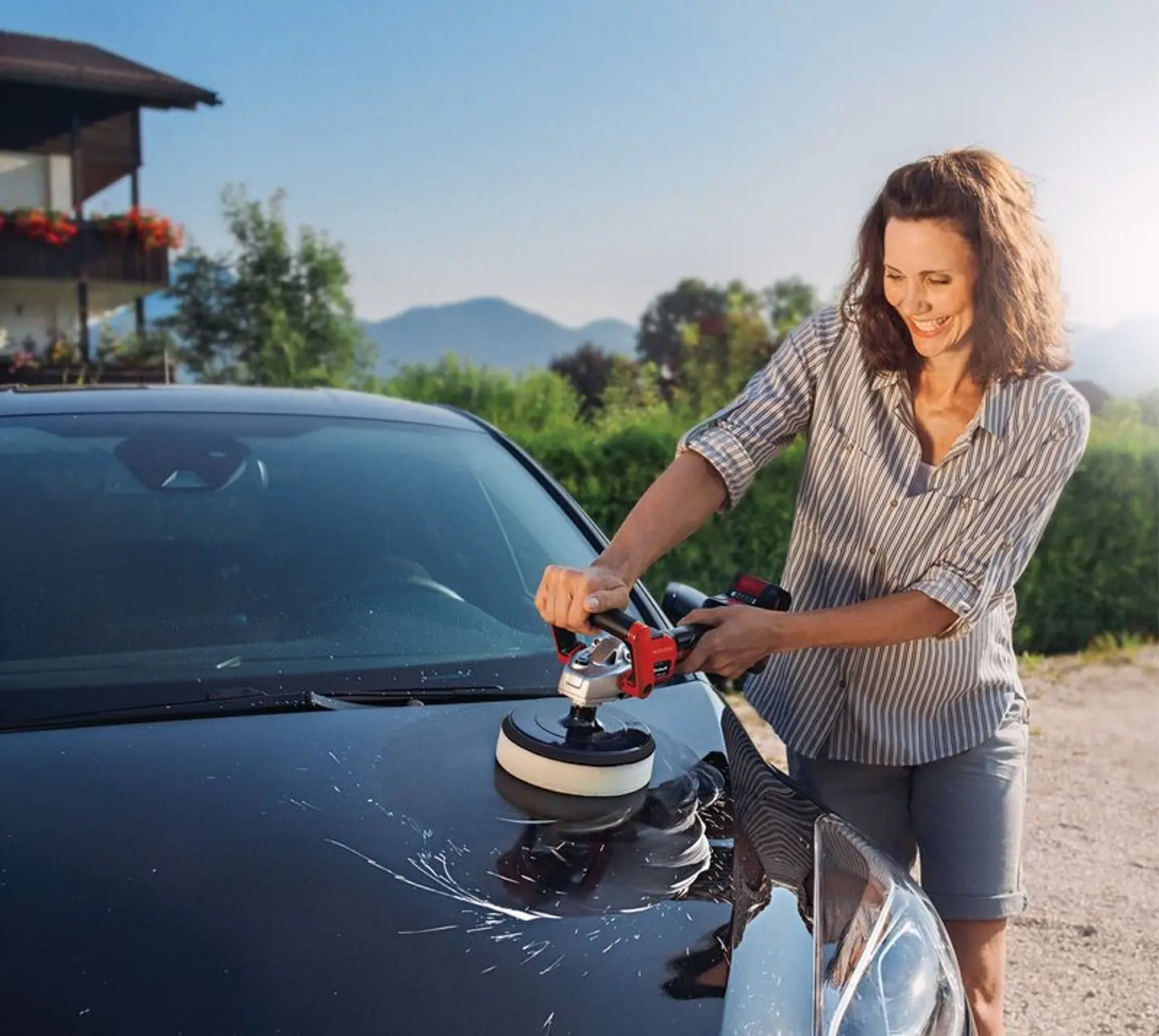 Retificadora/Máquina para polir sem fio CE-CP 18/180 Li E-Solo EXPERT EINHELL 5