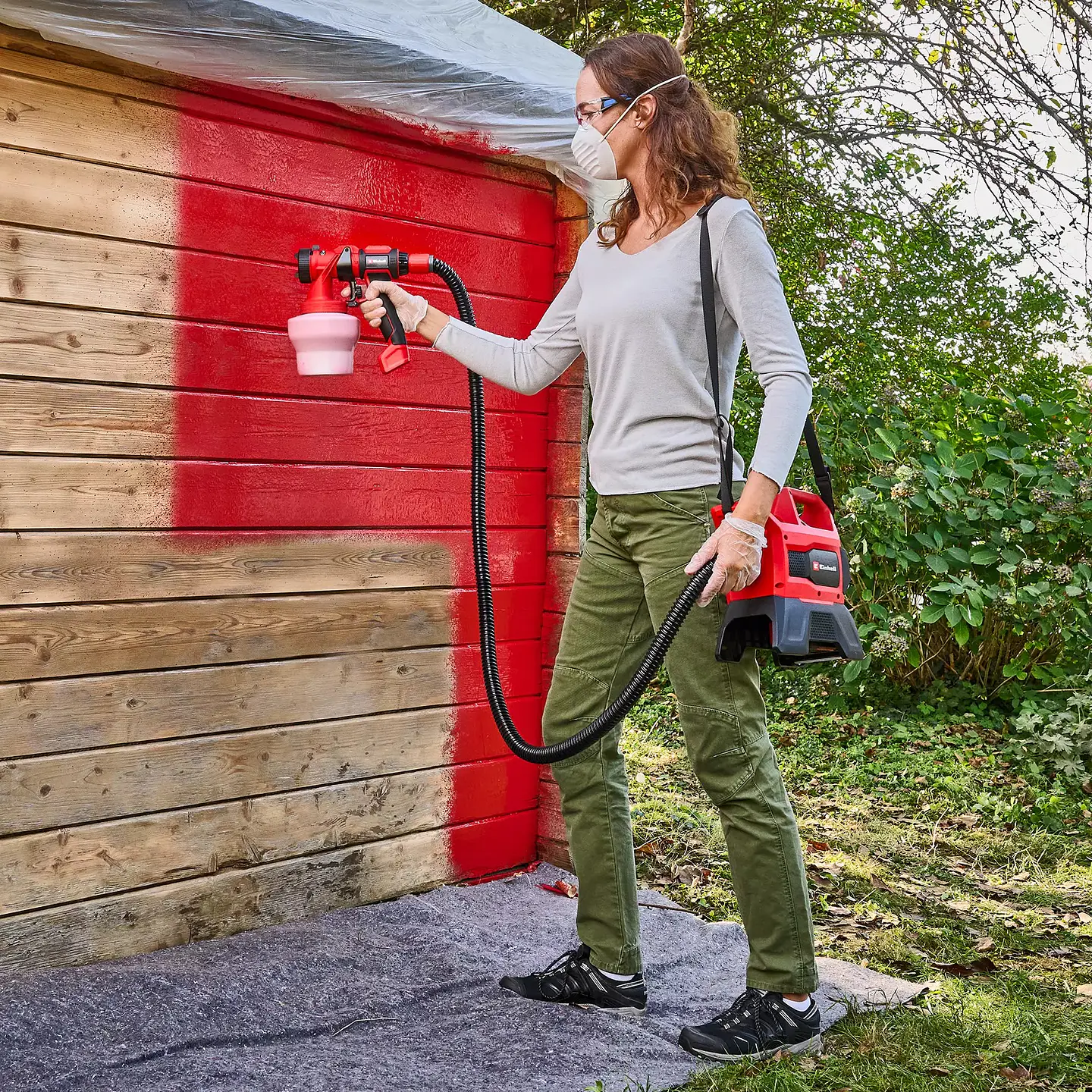 Sistema de pintura sem fio TE-SY 18/90 Li-Solo EXPERT EINHELL  7