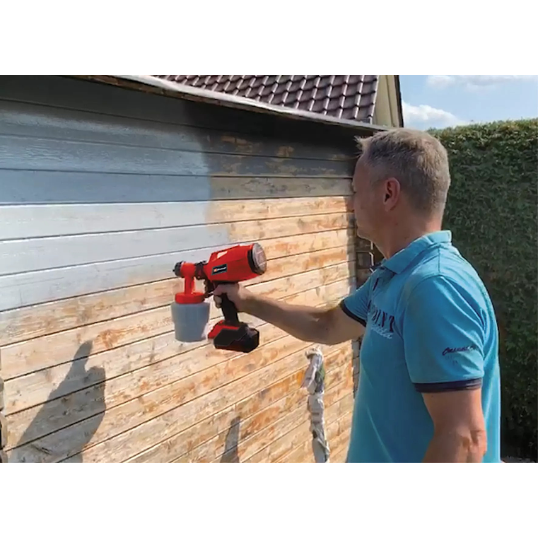 Sistema de pulverização de tinta (pistola de pulv.) sem fio TC-SY 18/60 Li-Solo CLASSIC EINHELL  5