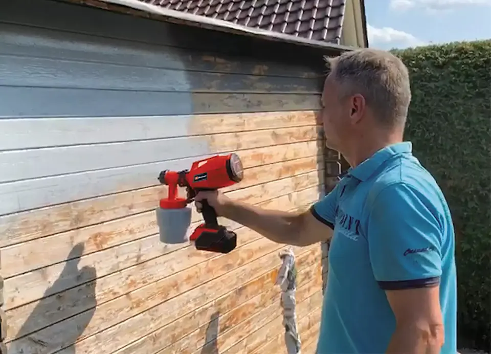 Sistema de pulverização de tinta (pistola de pulv.) sem fio TC-SY 18/60 Li-Solo CLASSIC EINHELL  5