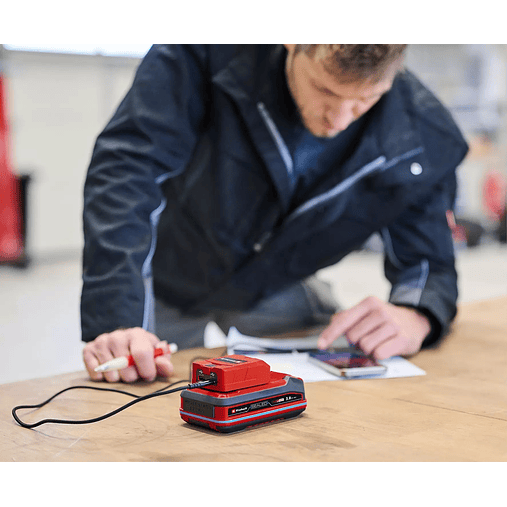 Adaptador sem fio USB TC-CP 18 Li USB A/C-Solo CLASSIC EINHELL  2