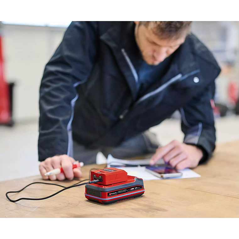 Adaptador sem fio USB TC-CP 18 Li USB A/C-Solo CLASSIC EINHELL  2