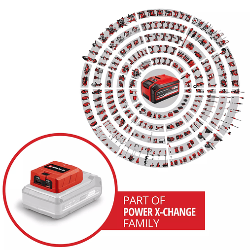 Adaptador sem fio USB TC-CP 18 Li USB A/C-Solo CLASSIC EINHELL  3