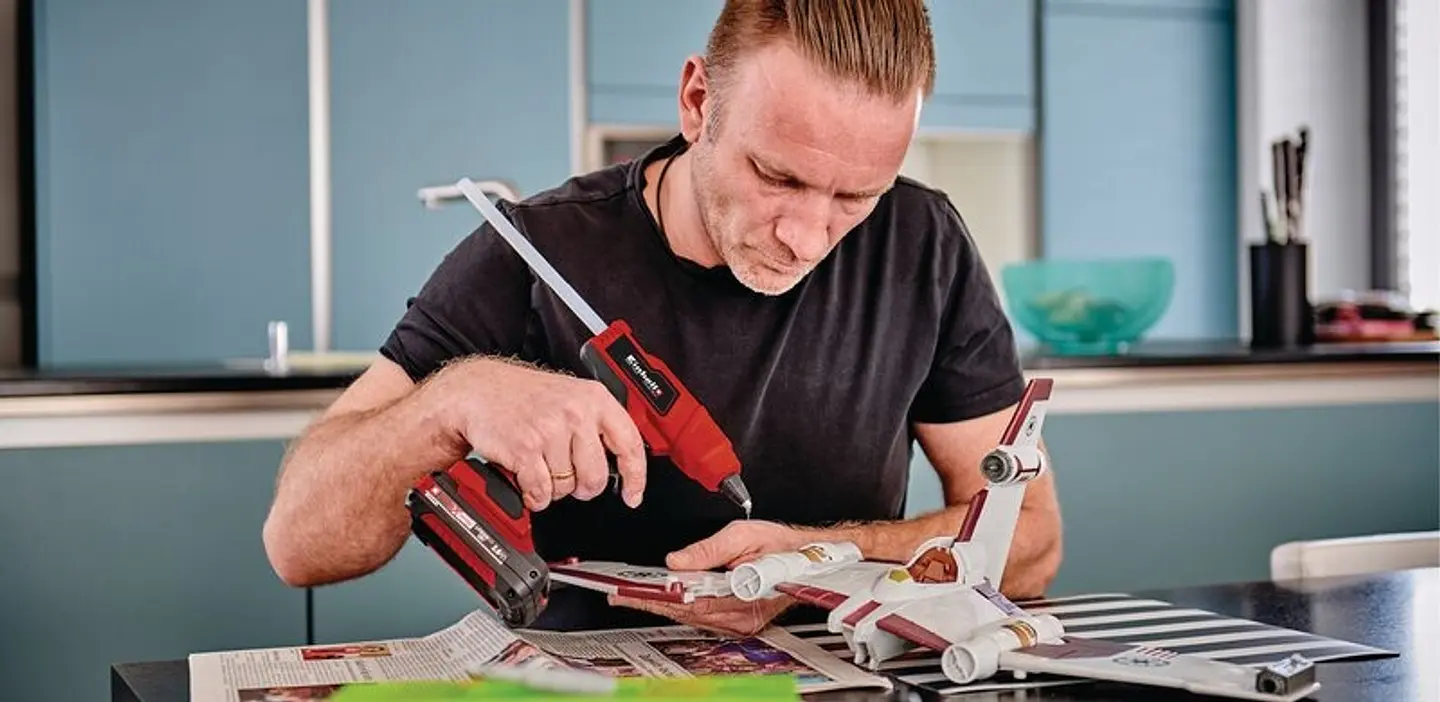 Pistola de cola quente sem fio TE-CG 18 Li - Solo EXPERT EINHELL  5