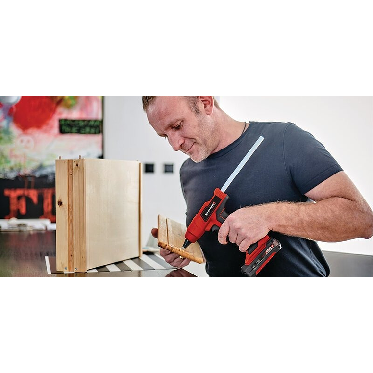 Pistola de cola quente sem fio TE-CG 18 Li - Solo EXPERT EINHELL  8