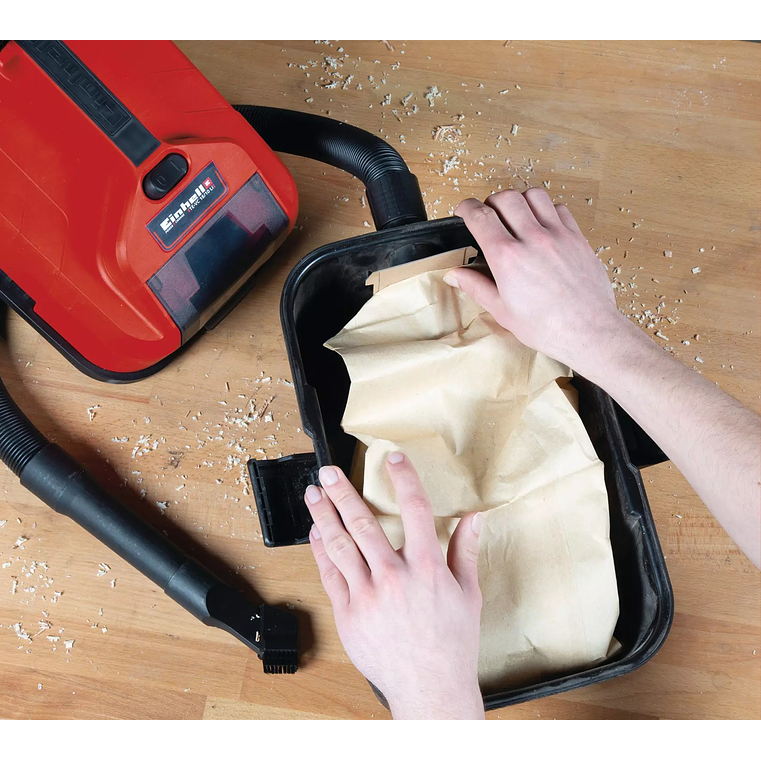 Acessório para Aspirador de Seco / Húmido Saco de Filtro de Pó de 10 L, 5 unidades EINHELL  2