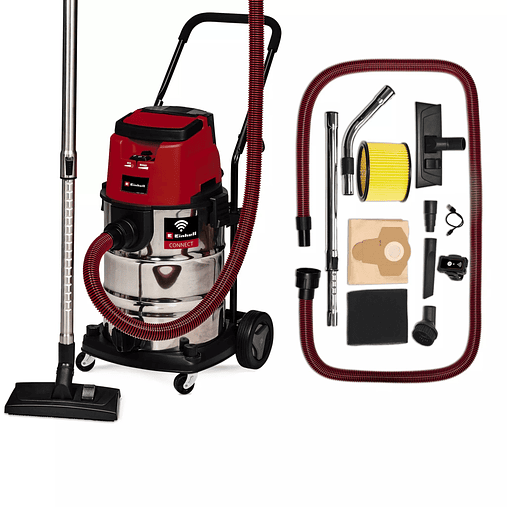 Aspirador de sólidos e líquidos sem fio TP-VC 36/30 S Auto-Solo PROFESSIONAL EINHELL  1