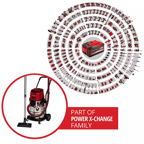 Aspirador de sólidos e líquidos sem fio TP-VC 36/30 S Auto-Solo PROFESSIONAL EINHELL  5